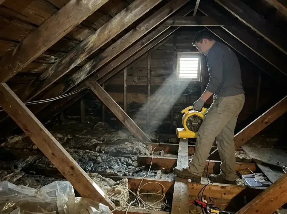 attic-water-damage-drying-proc-007 — frequently asked questions, Emergency Water Extraction & 24/7 Flood Response in Cary, IL
